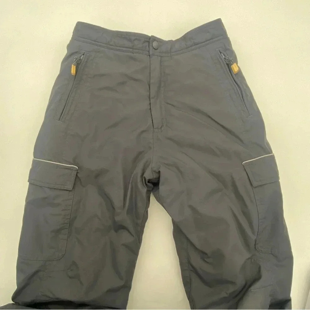 L.L. Bean Girl’s Snow Pants Gray Size 16 - Picture 2 of 9
